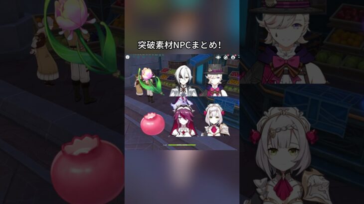 突破素材NPCまとめ！Luna IV後半交換コード:HUEK8Z28VAW1#genshinmo #げんしん #原神 #genshinimpact #foryou #fyp #原石