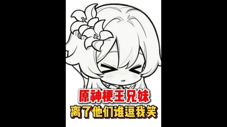 原神：原神的梗王亲兄妹 没了他们我可怎么办啊