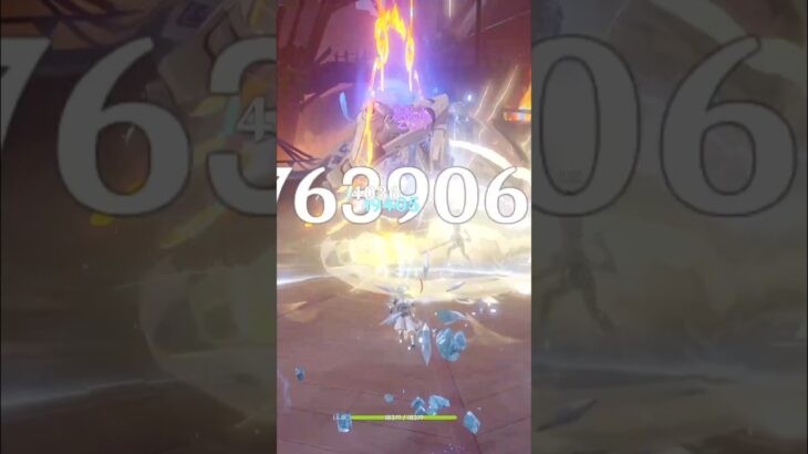 【#原神】エウルア最強！？『超電導+氷染め+Lv20雷キャラ』縛りで激戦デバイスギミック攻略した人達！【#shorts】【#genshinimpact】【#hoyoverse】