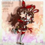 原神：アンバーのちびキャライラスト制作タイムラプス #イラスト #illustration #イラストメイキング #drawing