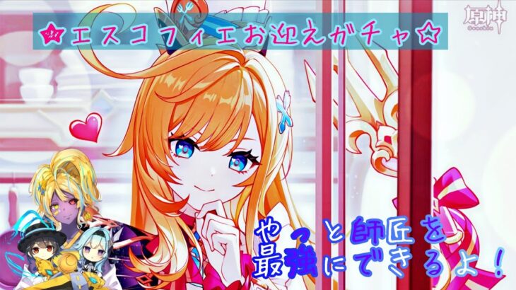 【原神】遂にエスコフィエお迎えの日！！❄️🍳師匠が最強になる時。