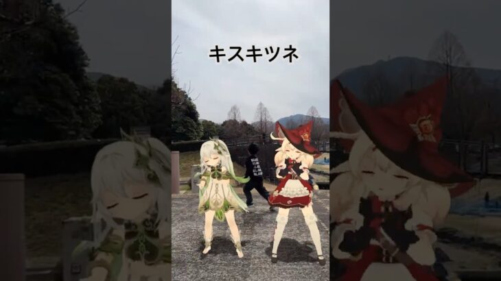 【いきなり ロリ キスキツネ/おつまみ】駆け抜ける子供・・・ 原神のナヒーダと魔女っ子クレーが「キスキツネ」【原神 AR ダンス  HIMEHINA】