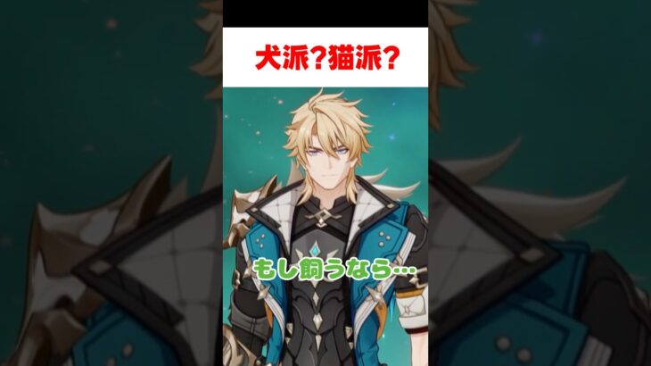 【原神】ファルカは犬派?猫派? 答えが面白すぎる件