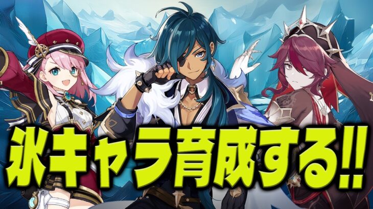 【＃313】氷キャラ不足問題を簡潔する為育成するんぎょ【原神】