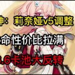 原神：莉奈娅v5调整，2命性价比拉满，6.6卡池大反转 #原神 #莉奈娅 #genshinimpact