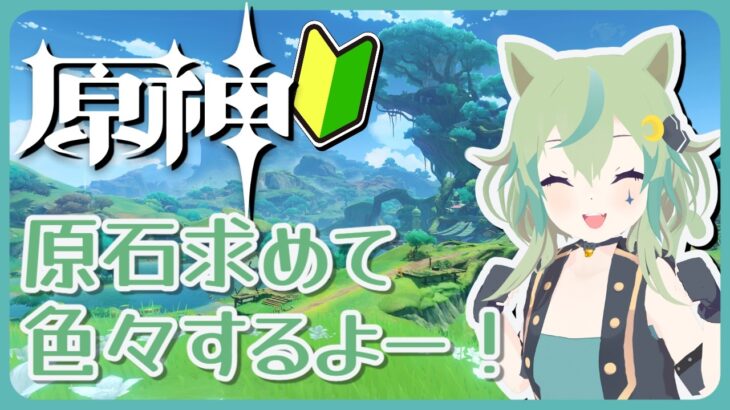 【原神】ガチャはだれを狙えばいいのか…悩みながらのんびり進めますか！【ライブ配信】