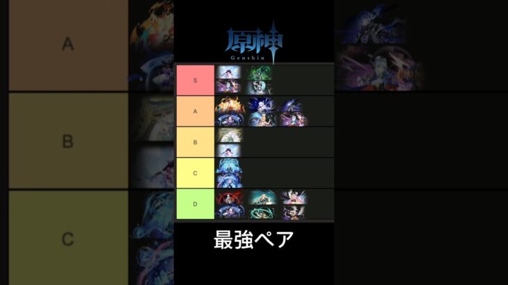 最強ペアティアリスト　#原神 #genshinimpact