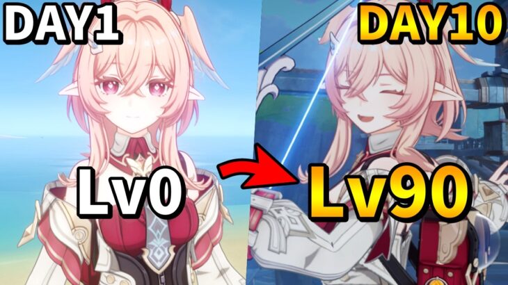 【原神】新キャラ「リンネア」をガチ育成した結果月結晶ダメージがヤバいことにwww