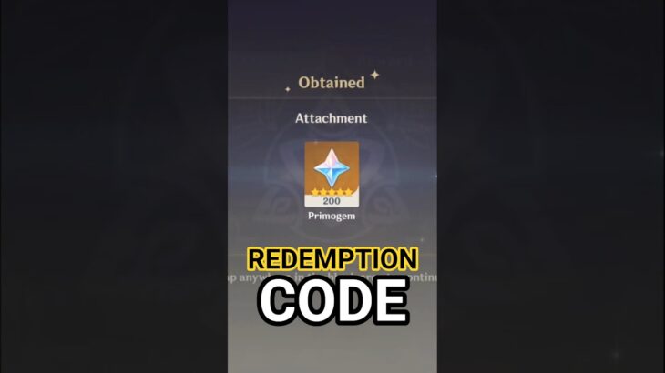200 PRIMOGEMS Redemption Code From Snezhnaya Livestream #genshinimpact #genshinshorts #genshin