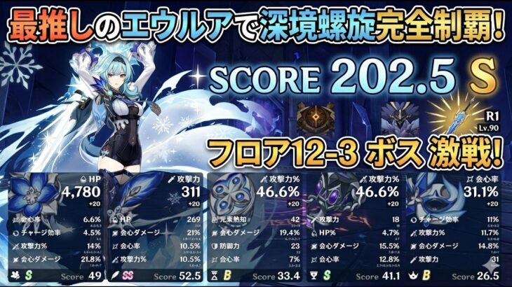 ［原神］最推しで螺旋攻略するぞ！