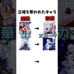 立場を奪われたキャラ　#原神 #genshinimpact #胡桃 #アルレッキーノ #召使 #神里綾華 #スカーク #主人公 #旅人 #ヌヴィレット