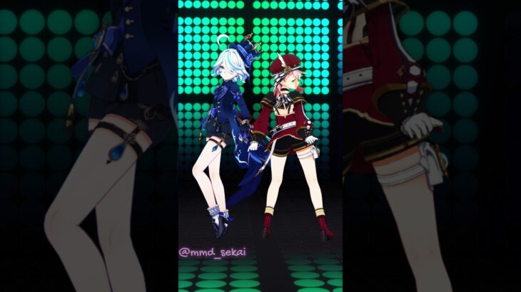 [MMD 原神] Charlotte and  Furina-Terminal Rangers-Genshin Impact #charlotte #furina #genshinimpact