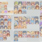 【原神星々の幻境】全キャラのアイコンドット作ってみました！！