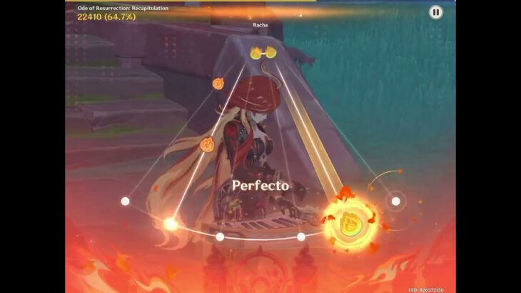 【原神】灼烈の反魂の詩 ・再来 カスタム譜面