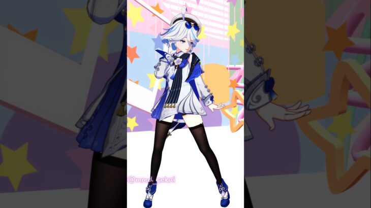 [MMD 原神] Furina (芙宁娜/フリーナ) 2 Skins | CATCH CATCH Challenge #furina #genshinimpact #mmd