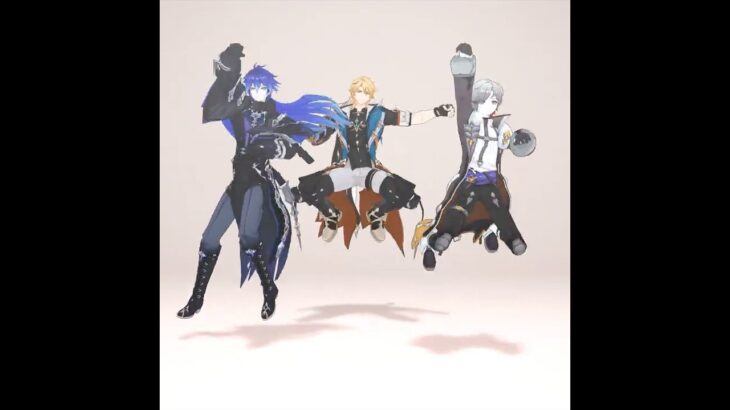 原神MMD　フューエル　フリンズ＆ファルカ＆イルーガ　モーション進捗