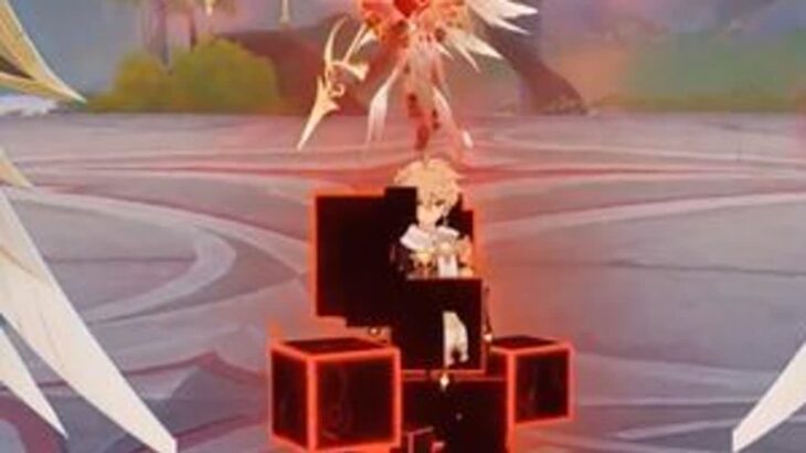 原神月之六新boss，莉奈娅突破材料堕天攻略 #原神空月之歌 #莉奈娅