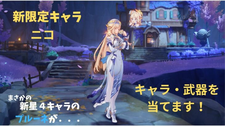【原神】新限定キャラ、ニコを当てます！
