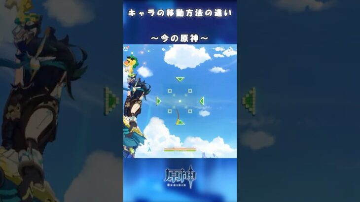 【原神】キャラの移動能力の違い