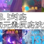 原神ver6.5/最強元素反応決定戦💪🔥(前半戦)