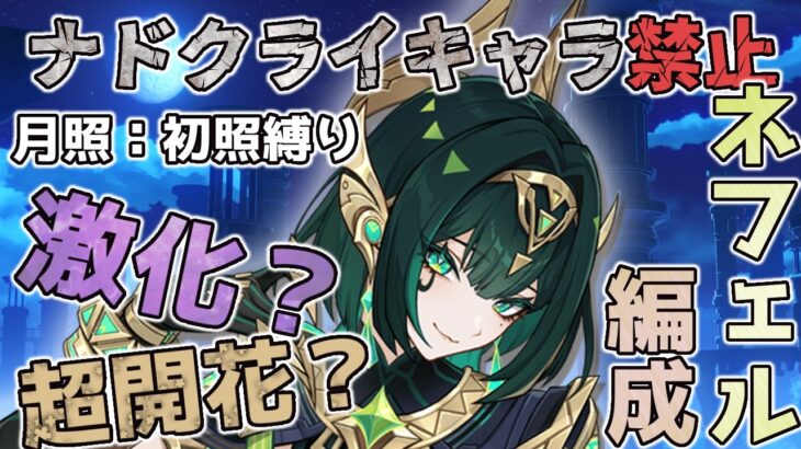 ナドクライキャラ全然いなくても、ネフェルさんは強い！！！はず？【原神】