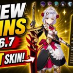 Genshin Impact 6.7 Leaks 3 New Skins and This Launch 4 Star Finally Gets Her First Skin