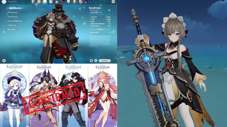 UPCOMING NEW BUFFS & SANDRONE GAMEPLAY LATEST UPDATE! | GENSHIN IMPACT