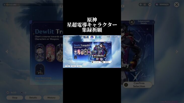 【原神】星超電導キャラクター集録祈願#genshinimpact#原神#げんしん#七七#八重神子#セノ#リオセスリ