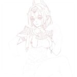 原神/Genshin Impact Nefer Wip part 1 #genshinimpact #drawing #art #wip #nefer #clipstudiopaint #xppen