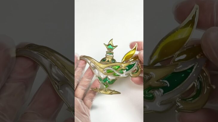 【原神】ナヒーダ武器の透かし彫りレジン作品を作ってみた #shorts