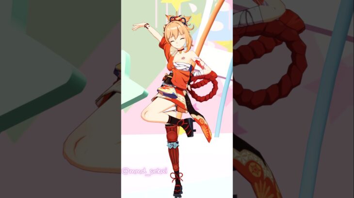 [MMD 原神] Yoimiya (宵宫 / ヨイミヤ)-Toca Toca-Genshin Impact 4K 60 fps