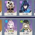 【原神】LunaⅦ螺旋12層　マーヴィカ＆ネフェル　★4キャラ武器軸編成
