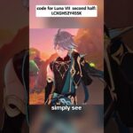 How well-known is the Traveler? code LCXGH52Y45SK #genshintok #genshinlore #genshin #genshinimpact