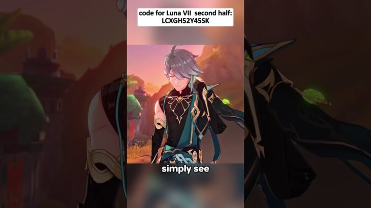 How well-known is the Traveler? code LCXGH52Y45SK #genshintok #genshinlore #genshin #genshinimpact