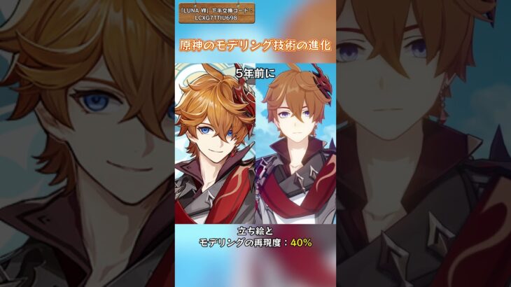 原神のモデリング技術の進化 「LUNA Ⅶ」下半交換コード：LCXG7TTIU698 #genshinluo #原神 #genshinimpact #foryou #fyp