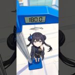 キサキの身体測定。 #anime #ブルーアーカイブ  #ai #ブルアカ  #原神 #崩壊スターレイル#bluearchiveglobal