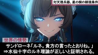 【原神】サンドローネ実装で星の楔の正体が白色矮星と判明！水仙十字院のルネとジェイコブの運命（ヘイマルメネー）考察が証明された件に対して白騎士アラン・ギヨタンが世界式を反転したストーリー解説【原神解説】