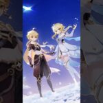 【原神】旅人と原神キャラの強さを比べてみたモンド編 #原神 #genshinimpact　#shorts