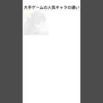 大手ゲームの人気キャラの違い【原神/鳴潮/崩壊スターレイル】#原神 #genshinimpact #スタレ #崩スタ #ゼンゼロ