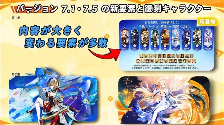 速報！Ver.7.1～7.5最新ガチャラインナップ更新！次の集録祈願も判明！？