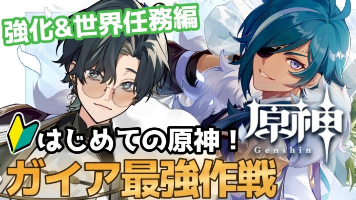 【 #原神 / #初見プレイ 】はじめての原神！ キャラ強化&世界任務編 ガイア&雷電将軍をパーティの主軸にすることでスメールが楽勝になるかも作戦  #genshinimpact