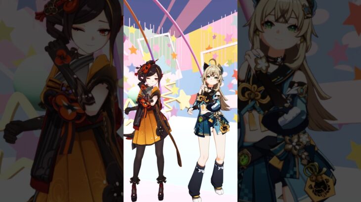 [原神 MMD] Chiori & Kirara – Victory Dance 胜利之舞146 – Genshin Impact