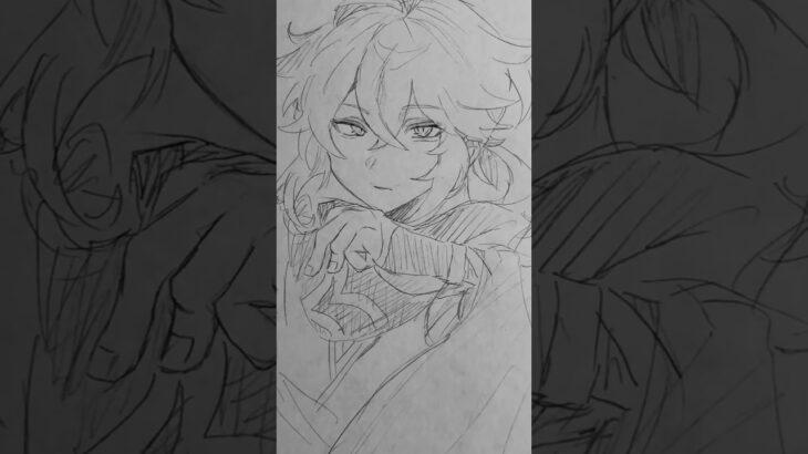 正直万葉以外真面目に描いてない#原神 #genshin