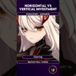 Horizontal vs Vertical Investment In Genshin Impact #genshin #snezhnaya
