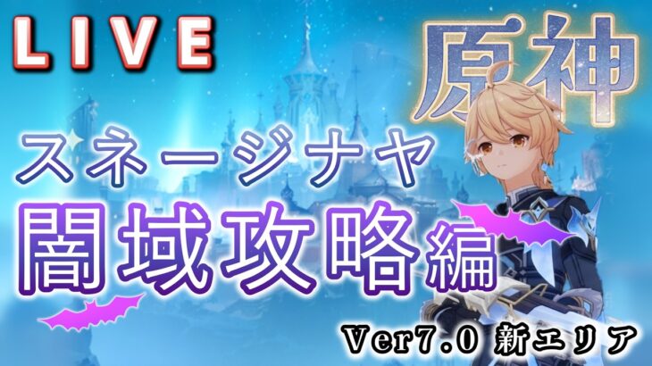 【原神】闇域攻略していく！ Ver7.0スネージナヤ探索