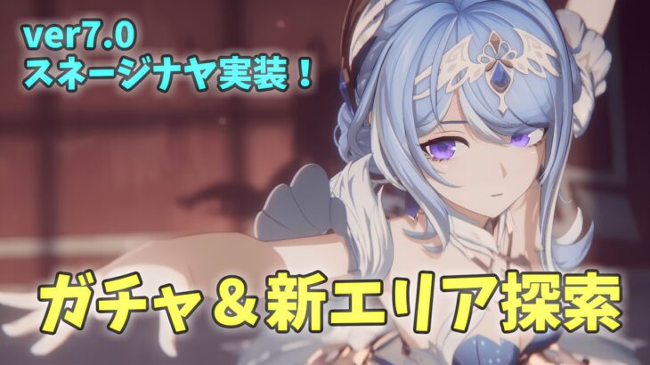 原神　ガチャ引いたりスネージナヤ探索したり
