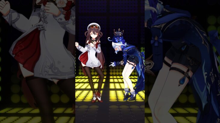 [原神 MMD] Furina & Hu Tao (芙宁娜 & 胡桃) – Let’s Groove – Genshin Impact 4K 60 fps