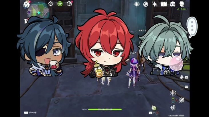 【原神マルチ】キャラ選択一択回【女4人マルチ】