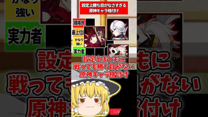 設定上勝ち目がなさすぎるキャラ【原神】#原神 #genshinimpact