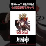 【原神】7.1時点星5復刻待ちキャラ！！ #原神 #げんしん #genshinimpact #hoyocreators #shorts #バズれ